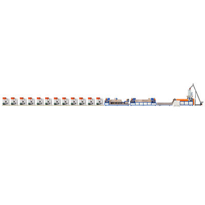 قیمت خوب خط تولید بند تک پیچ PP 200-300 کیلوگرم / ساعت کاملا خودکار آنلاین