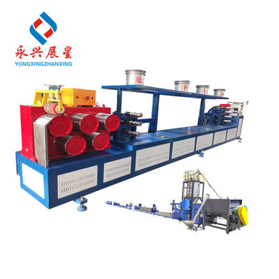 قیمت خوب دستگاه بازیافت پلاستیک تک پیچ 9mm PET Strap Extrusion Line آنلاین