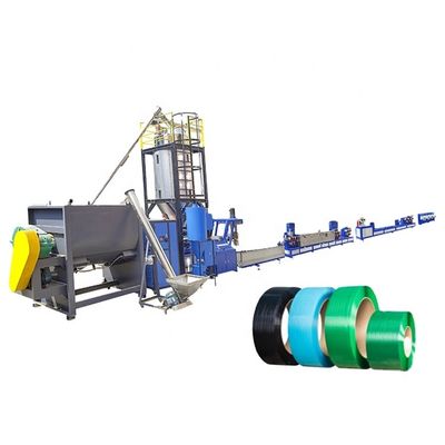 قیمت خوب دستگاه ساخت نوار 9 میلی متری پلاستیکی PET دستگاه بند زدن نوار تک پیچ آنلاین