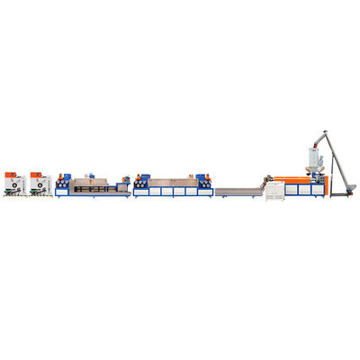 ماشین ساخت بند بازیافت شده PP - 15KW موتور قدرت خط اکستروژن خودکار