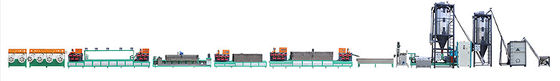 قیمت خوب صرفه جویی در انرژی کاملا اتوماتیک PET Strap Extrusion Machine عمودی آنلاین