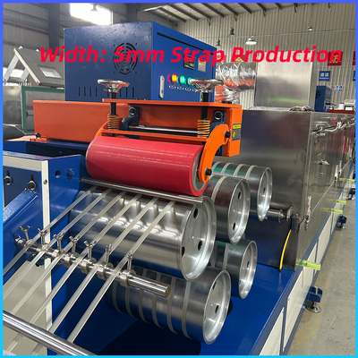 قیمت خوب 5mm Pp اتوماتیک Strapping پلاستیک ساخت ماشین پالتو بند خط تولید تک پیچ 160-300kg / h آنلاین